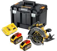 Scie circulaire sans fil 54V XR FlexVolt 190 mm Brushless + lame + TSTAK DeWALT DCS 578 NT - sans batterie, sans chargeur