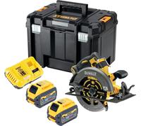 Scie circulaire sans fil 54V XR FlexVolt 190 mm Brushless + lame + TSTAK DeWALT DCS 578 NT - sans batterie, sans chargeur