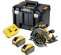 Scie circulaire sans fil 54V XR FlexVolt 190 mm Brushless + lame + TSTAK DeWALT DCS 578 NT - sans batterie, sans chargeur