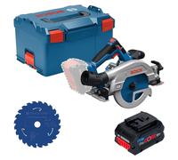 Scie circulaire sans fil Bosch GKS 18V-57-2 GX Professional 18 V 165 mm sans balais + 1 batterie ProCORE 8,0 Ah + L-Boxx - sans chargeur
