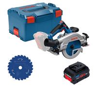Scie circulaire sans fil Bosch GKS 18V-57-2 GX Professional 18 V 165 mm sans balais + 1 batterie ProCORE 5,5 Ah + L-Boxx - sans chargeur