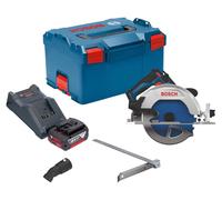 Scie circulaire sans fil Bosch GKS 18V-68-2 18 V 190 mm sans balais + 1 batterie 4,0 Ah + chargeur + L-Boxx
