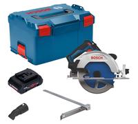 Scie circulaire sans fil Bosch GKS 18V-68-2 18 V 190 mm sans balais + 1 batterie ProCORE 4,0 Ah + L-Boxx - sans chargeur