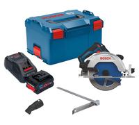 Scie circulaire sans fil Bosch GKS 18V-68-2 18 V 190 mm sans balais + 1 batterie ProCORE 5,5 Ah + chargeur + L-Boxx