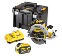 Scie circulaire sans fil DeWalt DCS 573 Y1T 18 V 190 x 30 mm sans balais + 1 batterie 12,0 Ah + chargeur + TSTAK