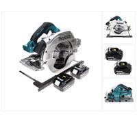 Scie circulaire sans fil Makita DHS 900 T2 36 V (2x 18 V) 235 mm sans balais + 2 batteries 5,0 Ah - sans chargeur