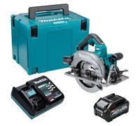 Scie circulaire sans fil Makita HS 003 GM101 40 V max., 190 mm, sans balais + 1 batterie 4,0 Ah + chargeur + Makpac