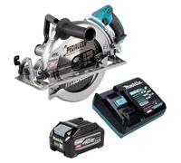 Scie circulaire sans fil Makita RS 002 GU101 40 V max. 260 mm sans balais + 1 batterie 4,0 Ah + chargeur
