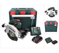 Scie circulaire sans fil Metabo KS 18 LTX 66 BL 18 V 165 mm + 1 batterie 4,0 Ah + chargeur + metaBOX