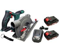 Scie circulaire sans fil PARKSIDE® 20 V PHKSA 20-Li / avec 2 batteries (2 Ah) et chargeur (2,4 A)