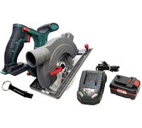 Scie circulaire sans fil PARKSIDE® 20 V PHKSA 20-Li / avec batterie (4 Ah) et chargeur (2,4 A)