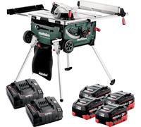 Scie circulaire sur table 18V Ø254 mm (4x8,0 Ah) TS 36-18 LTX BL 254 - METABO 613025810