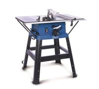 Scheppach Scie circulaire de table HS254 - 240 V - 2200 W - Diamètre de scie Ø 254 mm - Hauteur de coupe 85 mm - Démarrage progressif - Support inclus