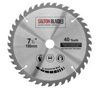 Scie circulaire TCT, diamètre 190 mm, alésage 20 mm, 40 dents