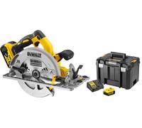 Scie circulaire XR 18V + 2 batteries 5 Ah + chargeur en coffret TSTAK DEWALT DCS572P2-QW