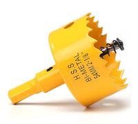 Scie cloche 54 mm, scie cloche bimétallique pour bois, foret HSS avec une profondeur de coupe de 30 mm pour plastique, plaques de plâtre, fines plaques métalliques