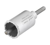 Scie cloche à concrétion de carbure de tungstène avec queue et foret Wolfcraft 3894000 43 mm 1 pc(s)