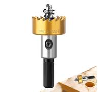 Scie cloche à découpe en métal - Ouvre-trou en acier rapide - Scie cloche 16-30 mm - Scie cloche en acier rapide pour acier inoxydable, métal, bois, aluminium, tôle de fer, tuyaux