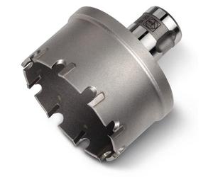 Scie cloche au carbure de tungstène FEIN pour tubes avec logement QuickIN PLUS, profondeur de coupe 4 mm, 57 mm - 63131457010