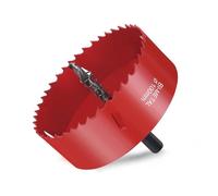 Scie cloche bi-métal Ø100 mm avec mandrin et foret de centrage - pour bois, plastique et métal