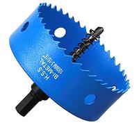 Scie Cloche Bi-métal 100mm, M42 HSS Bimétallique Scie Trèpan avec Foret de Centrage pour Robuste Perceuse à Percer pour Fer, Aluminium, Bois, Cloison Sèche, Tuyau, Panneau de Fibres de Bois, Bleu