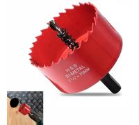 Scie-cloche bimétallique pour percer des métaux mous - 100 mm | Scie cloche à métal en PVC et plastique pour couper des trous circulaires de 100 mm, foret rond pour aluminium, fer et bois