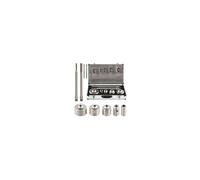 VEVOR Scie Cloche 5PCS Coffret de Scie Trépan 30mm 40mm 65mm 80mm 100mm Trépan Béton en Acier Carbone 2 Mèches 2 Bielles SDS PLUS SDS MAX Accessoires pour Perceuse Bosch DeWalt Perçage Brique Ciment