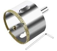 Scie Cloche Diamant 68 mm - avec Foret de Guidage-Pour Carrelage Céramique Marbre Granit Verre - Haute Précision & Longue Durée