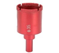 Scie Cloche Diamantée Foret Scie Trèpan Brasé Coupe-Trou 35 mmTrépans pour Percer le Marbre Béton Granit Carrelage Verre, Scie Cloche