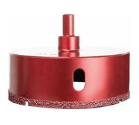Scie cloche diamantée - Unbrand - Diamètre 100 mm - Perçage verre tuile granit marbre - Revêtement diamant 1 5 mm