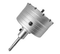Scie Cloche Foret à Beton Kit de Trépan Béton SDS Plus Carotteuse 100MM | Couronne Scie Murale Carbure pour Ciment Brique Mur