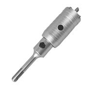 Scie Cloche Foret à Beton SDS Plus Kit de Trépan Béton Pour Scie Murale Couronne Carotteuse Carbure pour Mur Ciment Brique 40MM