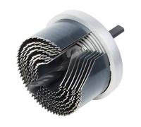 Scie Cloche Multi-Lames Ø 25 32 38 45 50 56 62 mm, Changement Rapide, avec Foret Centreur - wolfcraft 2160000
