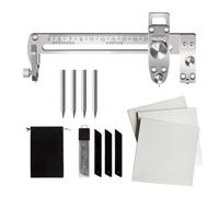 Scie-cloche Outils de coupe réglables robustes en acier inoxydable | Coupe-cercle pour de plâtre et gaine pour construction maison gaines de ventilation plafond conduit tôle grille d'aération