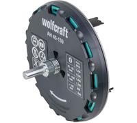 Wolfcraft Scie-cloche 5978000 réglable Ø 45-130 mm pour plaque de plâtre
