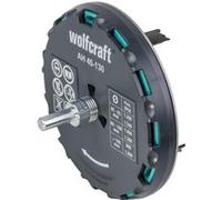 Scie cloche Wolfcraft AH réglable ø45-130 mm queue 3 pans G