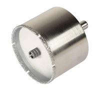 Wolfcraft Trépan diamant "Ceramic" 5930000 Ø65 mm H45 mm Queue Ø10 mm Foret de centrage