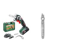 Scie coupe droite sans fil Bosch - AdvancedCut 18 (Livrée avec 1 batterie 18V - 2,5Ah, 1 lame NanoBlade bois) (Profondeur de coupe dans le bois - 65 mm) & Lame de scie Bosch Nano Blade 65