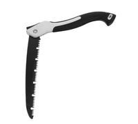Scie D’élagage Pliante Noire en Acier pour Branches et Arbres | Dents Triple Coupe, Résistante à L’eau la Rouille, Nettoyage Facile, Usage Jardin et Menuiserie
