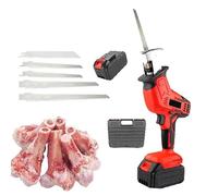 Scie De Boucher électrique Portable, Coupe-Os électrique, Faible Vibration, Poids Env. 2kg, Adapté à Un Usage Commercial Et Domestique, Coupe Rapide De La Viande, Des Os Et Du Bois