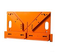 Scie de table pour zéro dégagement - Insert en bakélite - Plaque inférieure pour gabarit de coupe à onglet de 45 à 90 degrés et guide de moulage décoratif - Orange