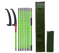Scie d'élagage Surmount Way - 8 m - Scie à main - Kit d'outils de jardin - Sécateur de palme - Perche à grande portée avec sac de transport - Coupe proprement (Pro)
