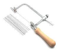 Scie égoïne - SODIAL - Ajustable Arc Bois - Manche de Bijoux - Cadre de Scie