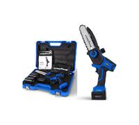 Scie elagage sans fil 16,8V 2 batteries lithium 4Ah Chargeur et kit d'outils inclus Mini Tronçonneuse GOODYEAR
