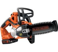 Scie élagueuse électrique sans fil BLACK&DECKER GKC1820L20-QW, 18V, Chaîne 20cm, Batterie 2Ah + Chargeur