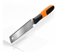 Scie Japonaise Menuisier, Petite Fine Egoine à Main Double Tranchant avec Lame en Acier Carbone et Poignée Antidérapante pour Travaux de Bricolage et Travail du Bois