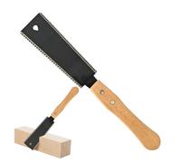 Scie japonaise pour bois 2-en-1 - Scie à main à double denture pour coupe fine et rapide, lame en acier SK5 durable et ultra-fine pour des coupes précises - Idéale pour le bricolage, menuiserie