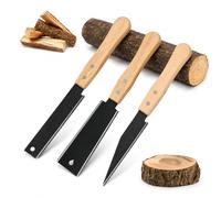 Scie Japonaise Set 3 Pièces, Scie Japonaise Menuisier Ryoba Double Face, Scie à Bois Main avec Lame SK5 16 cm, Scie Fine et Scie à Affleurer pour Travail du Bois DIY