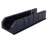 Scie mini noire à onglet – 250x85x50 mm, coupes précises à 45°/90° pour moulures de plinthes moulées de petite taille