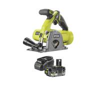 Scie Multi matériaux RYOBI 18V One+ R18MMS - 85mm - Batterie 4,0Ah et chargeur